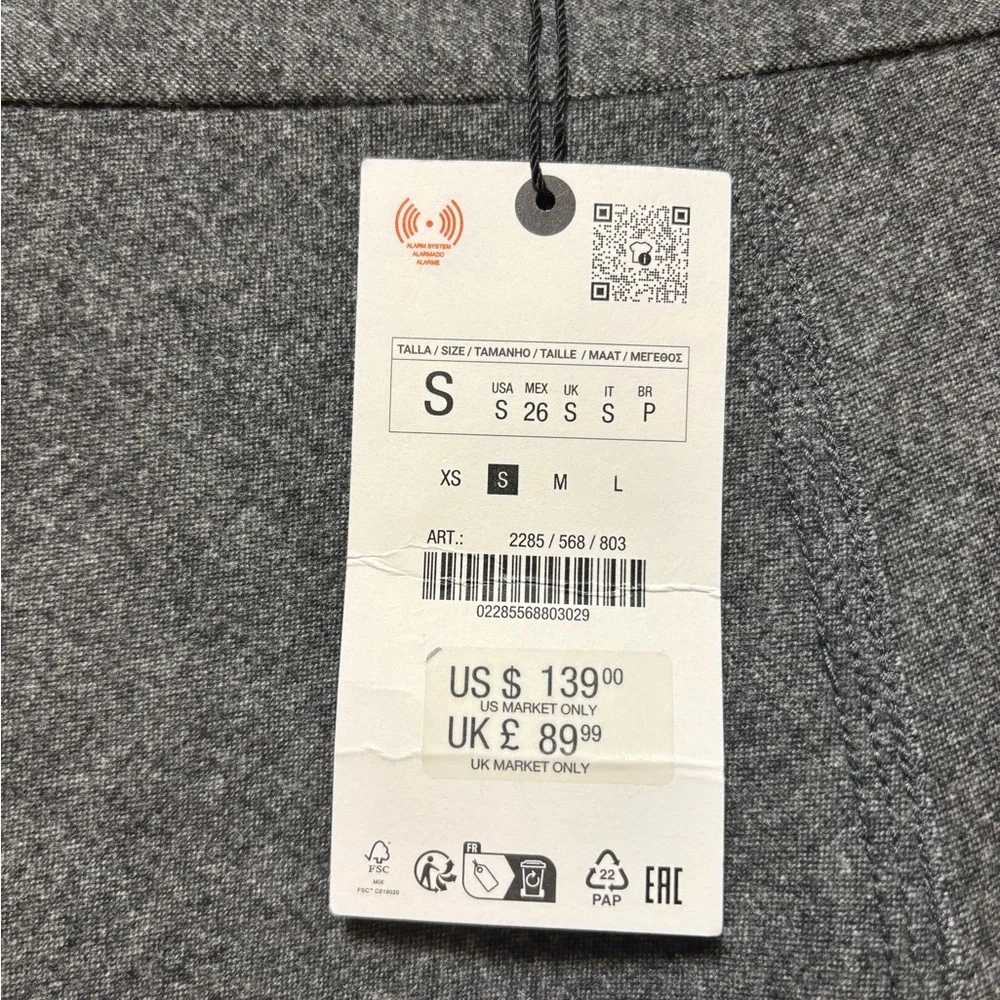 Zara Gray Maxi Skirt - Picture 4 of 5